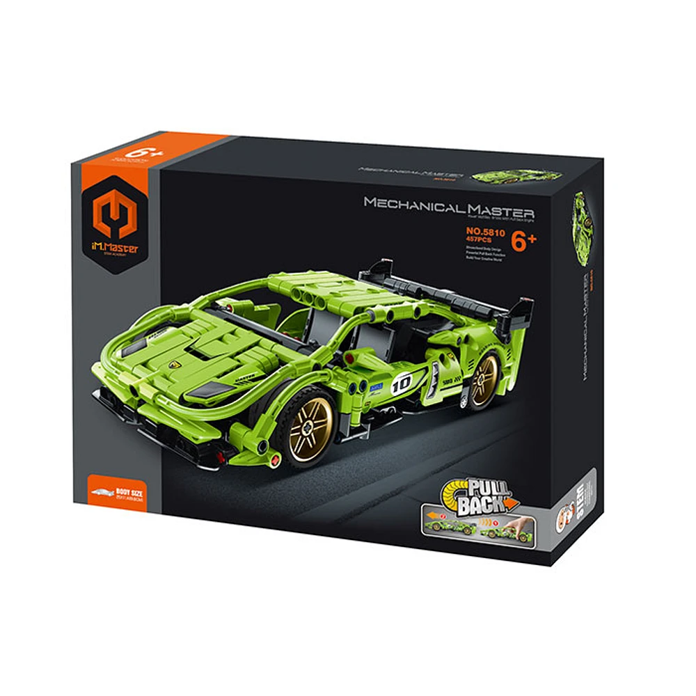 Pull Back Block Kit Super Car 1 – 457 Pieces