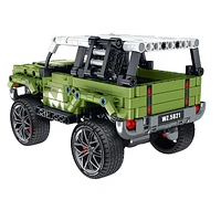 Pull Back Block Kit Off Roader with Shock Absorber – 474 Pieces