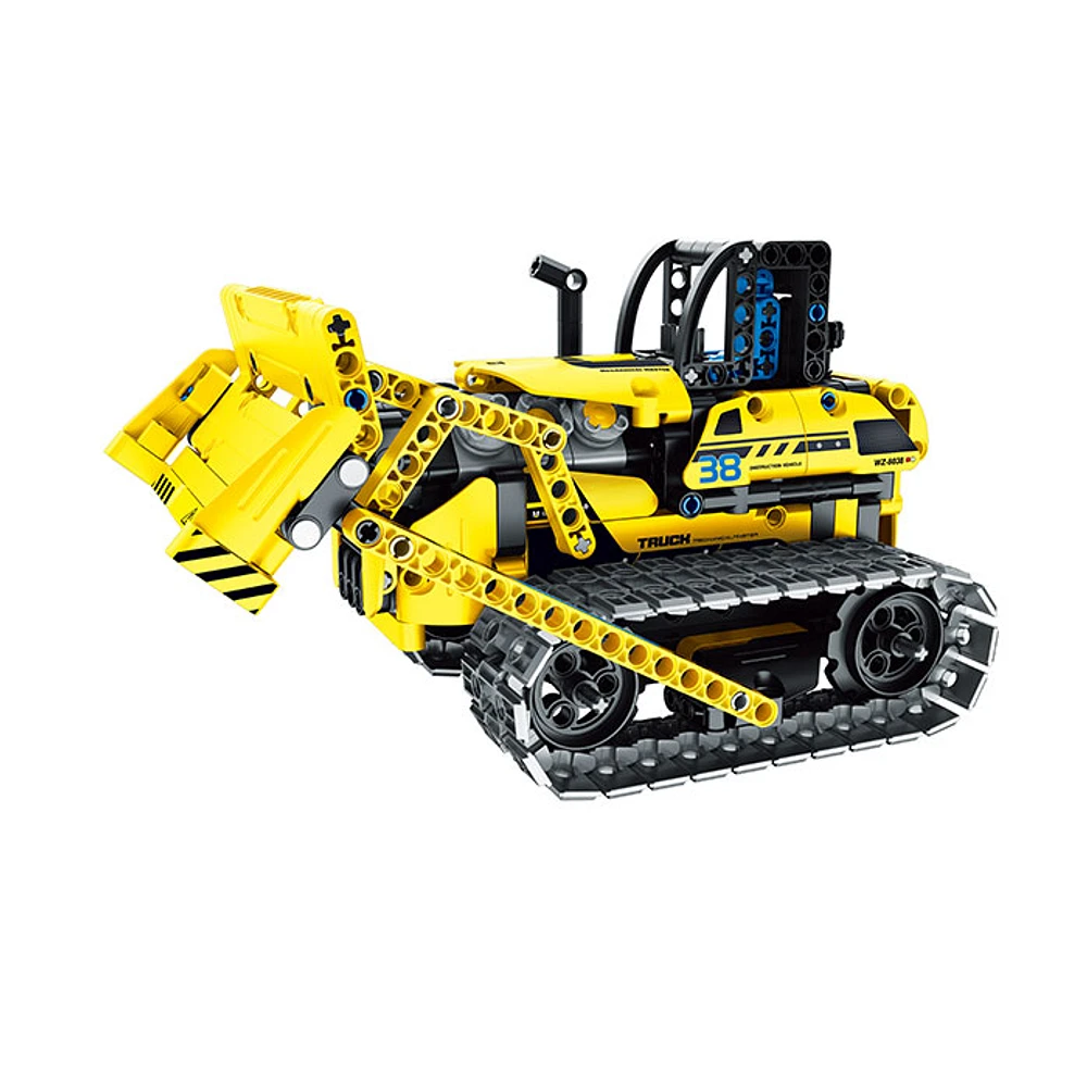 Remote Control and Application Programming Block Kit Crawler Bulldozer Mechanical Engineering 3 In 1 – 452 Pieces