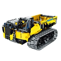 Remote Control and Application Programming Block Kit Crawler Bulldozer Mechanical Engineering 3 In 1 – 452 Pieces