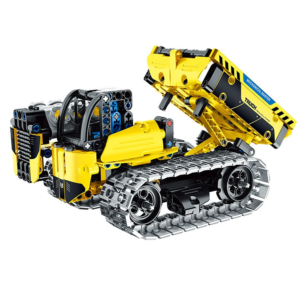 Remote Control and Application Programming Block Kit Crawler Bulldozer Mechanical Engineering 3 In 1 – 452 Pieces