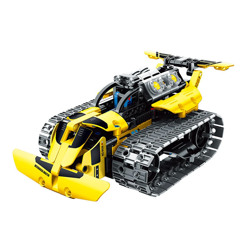 Remote Control and Application Programming Block Kit Crawler Bulldozer Mechanical Engineering 3 In 1 – 452 Pieces