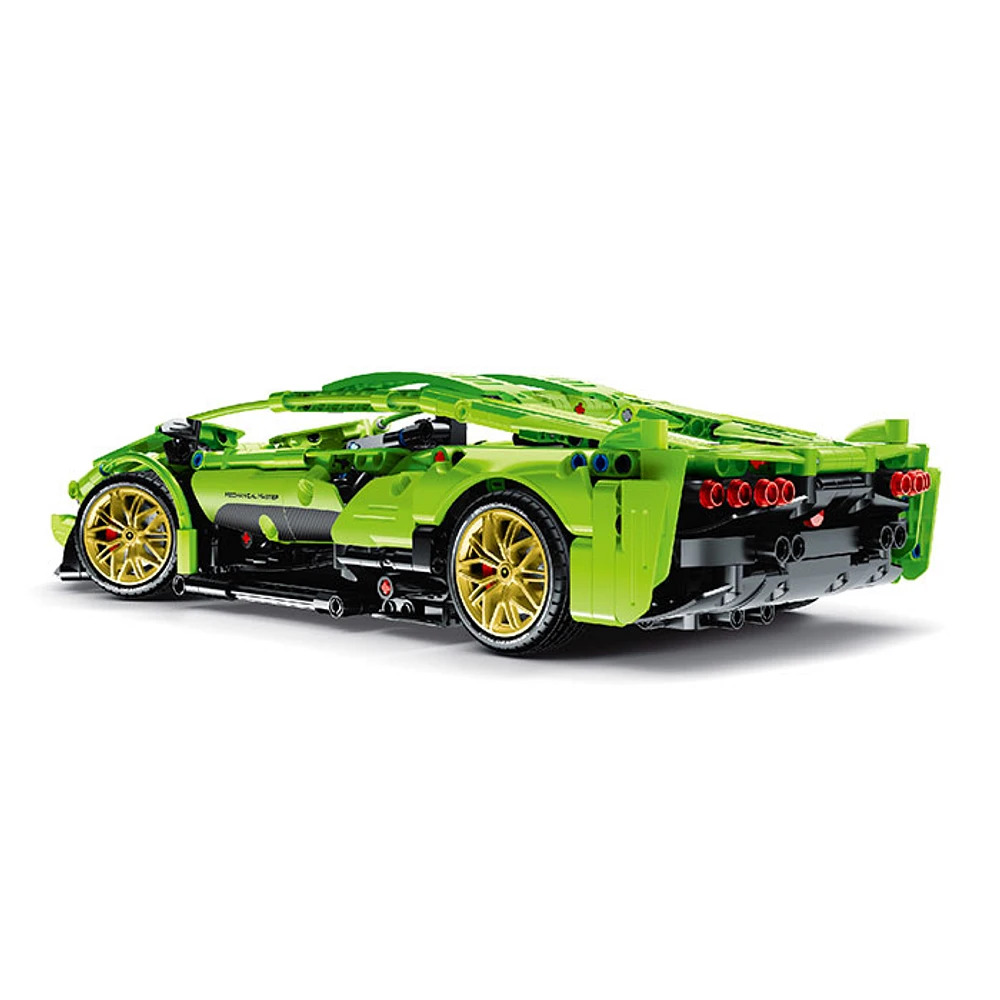 Block Kit Green Super Car – 1130 Pieces