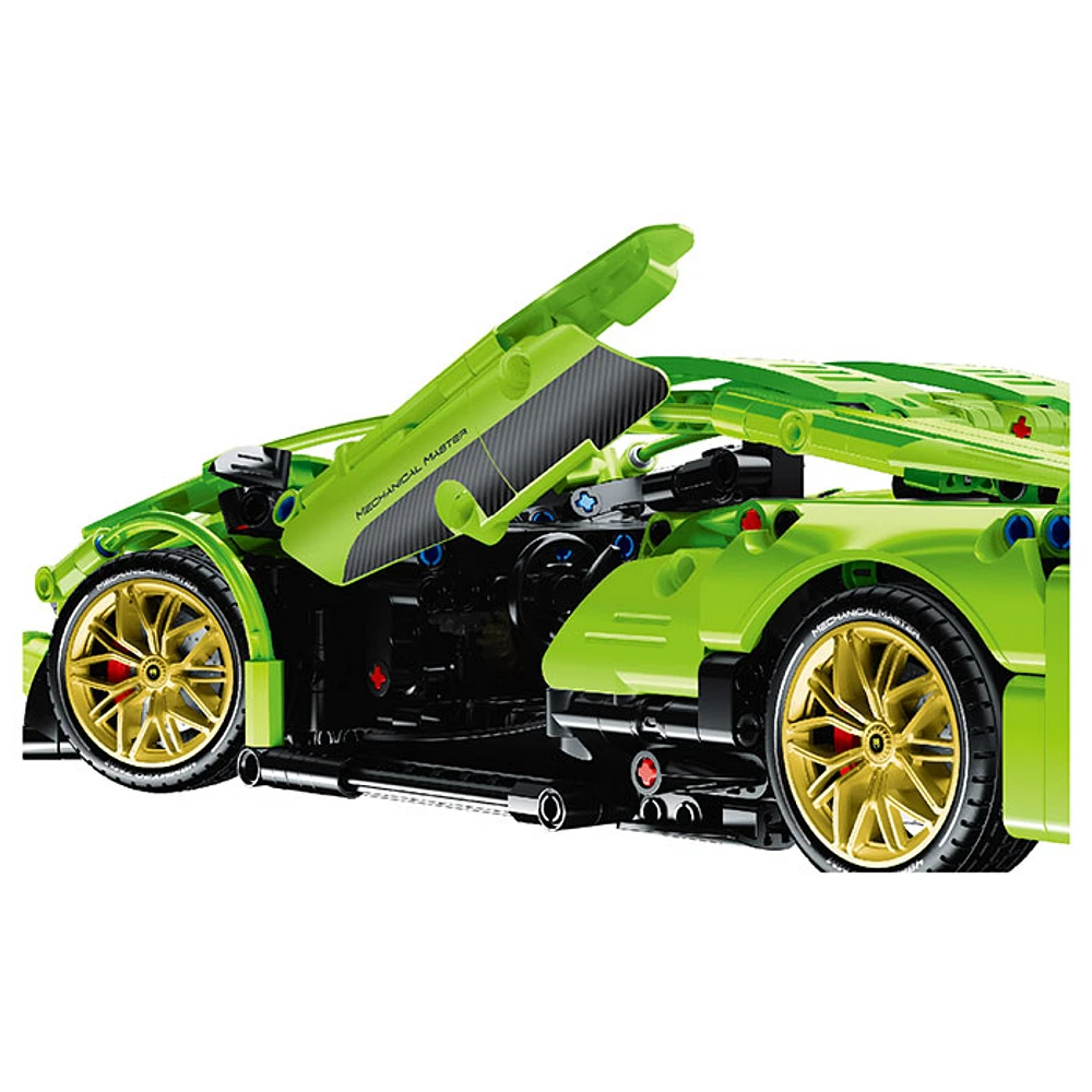 Block Kit Green Super Car – 1130 Pieces