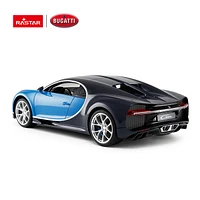 RC Car Bugatti Chiron Rastar Super Sports Car Model RC 1:14 Scale Blue