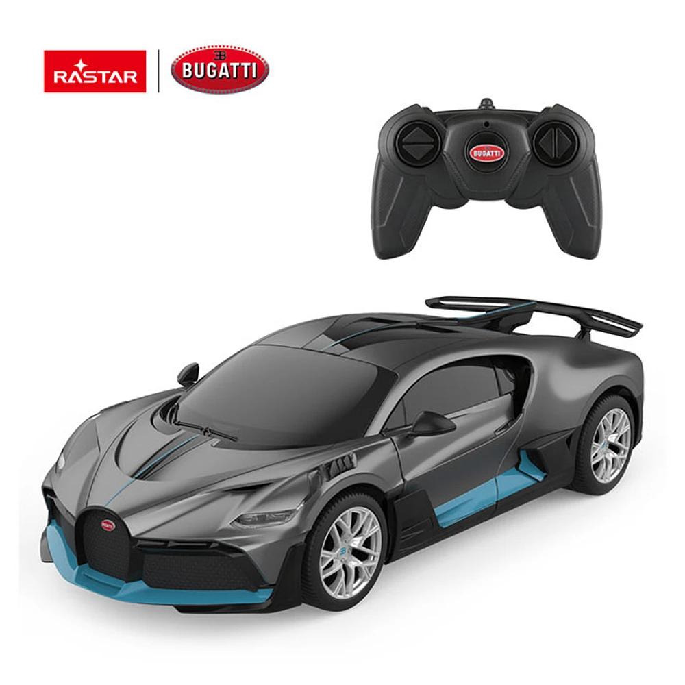 RASTAR RC Bugatti Divo Grey 1.24 Remote Control Car Bugatti Toy Cars