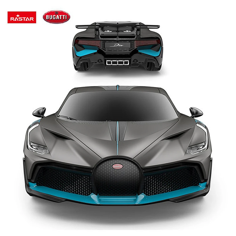 RASTAR RC Bugatti Divo Grey 1.24 Remote Control Car Bugatti Toy Cars