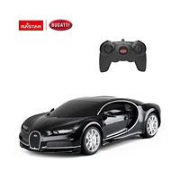 RC Bugatti Chiron Black 1.24 RC Model Toy Car