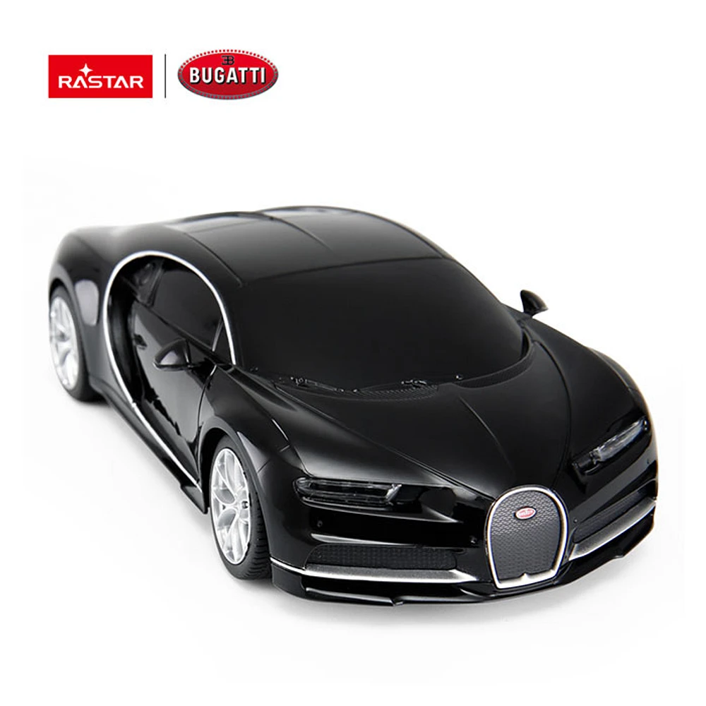 RC Bugatti Chiron Black 1.24 RC Model Toy Car