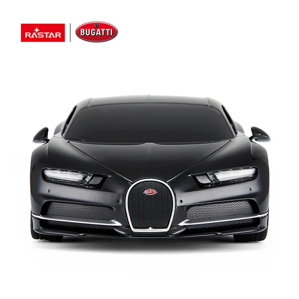 RC Bugatti Chiron Black 1.24 RC Model Toy Car