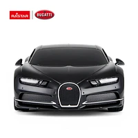 RC Bugatti Chiron Black 1.24 RC Model Toy Car