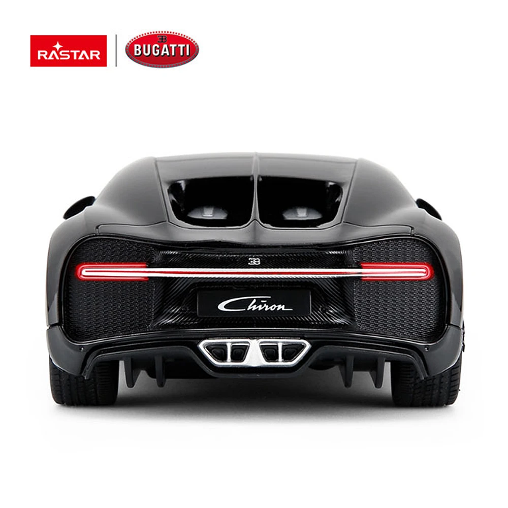 RC Bugatti Chiron Black 1.24 RC Model Toy Car