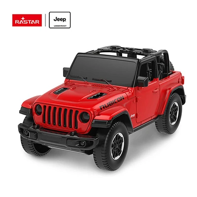 Die-Cast Jeep Wrangler Rubicon in Red 1.43