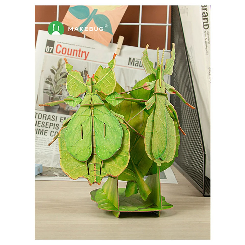 3D Puzzle Leaf Insect – 35 Pieces