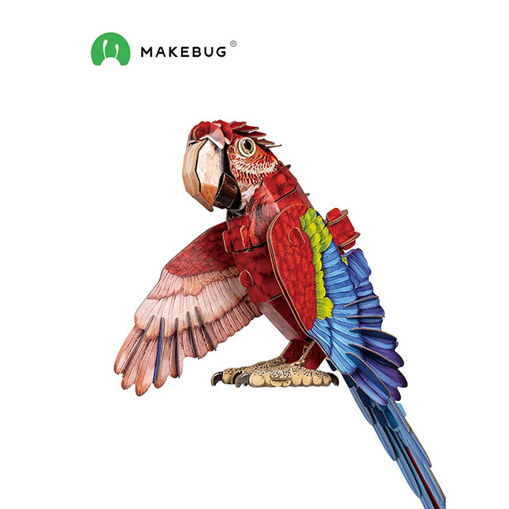 3D Puzzle Macaw – 170 Pieces