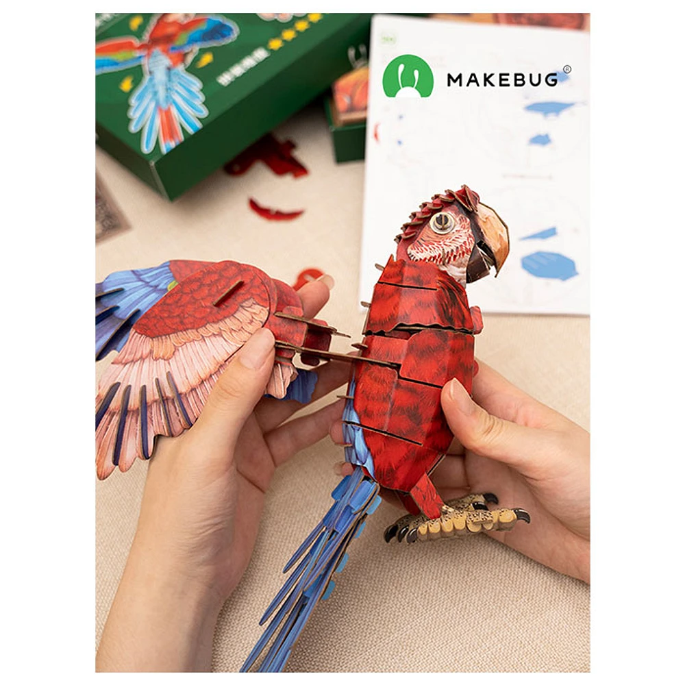 3D Puzzle Macaw – 170 Pieces