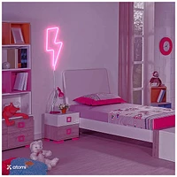 Bolt Pink Atomi Smart Neon LED Light Decorative Wall Art