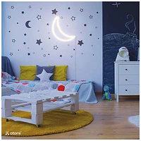 White Moon Atomi Smart Neon LED Light Decorative Wall Art