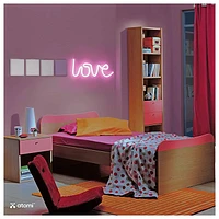 Pink Love Atomi Smart Neon LED Light Decorative Wall Art