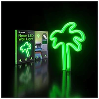 Atomi Smart Neon LED Light I Decorative Wall Art – Green Palm Tree