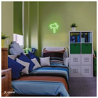 Atomi Smart Neon LED Light I Decorative Wall Art – Green Palm Tree