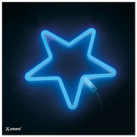 Blue Star Atomi Smart Neon LED Light Decorative Wall Art