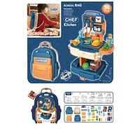 Kitchen Chef Playset with Portable Backpack