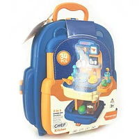 Kitchen Chef Playset with Portable Backpack