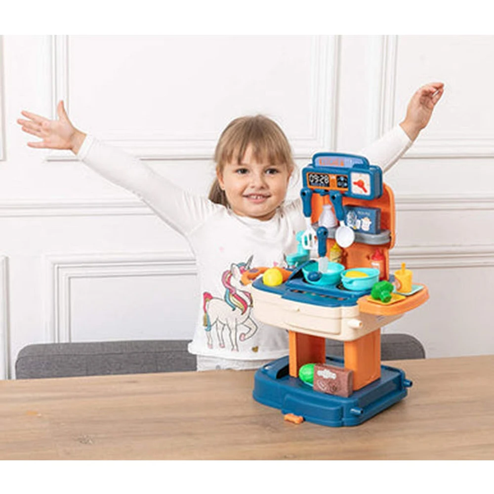 Kitchen Chef Playset with Portable Backpack