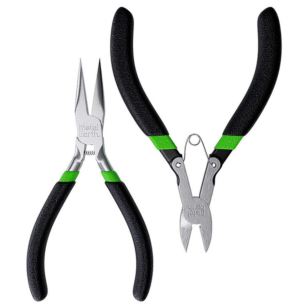 Mind Games Metal Earth Enhanced Design 2-Piece Tool Kit - Clippers - Needle  Nose Pliers