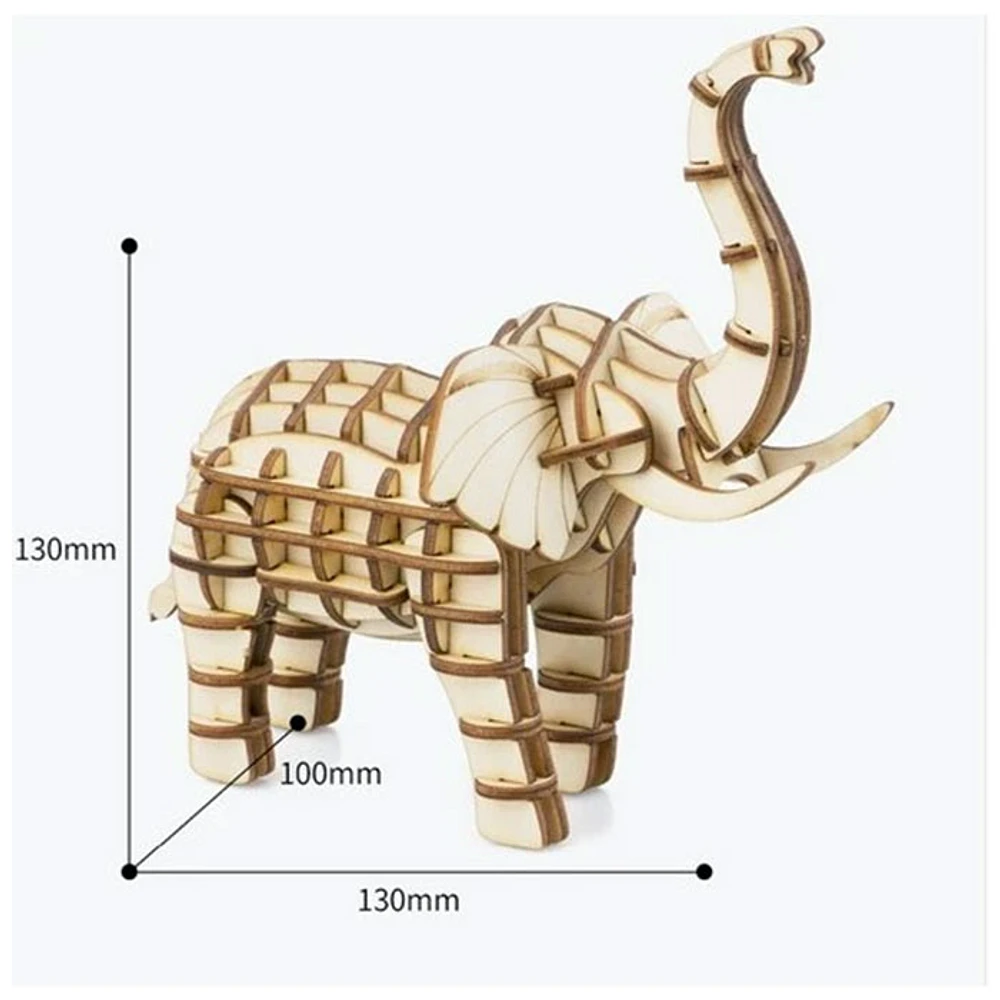 Robotime DIY Mini Elephant Wooden Puzzle