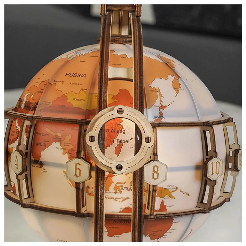 Luminous Globe 3D Wooden Puzzle