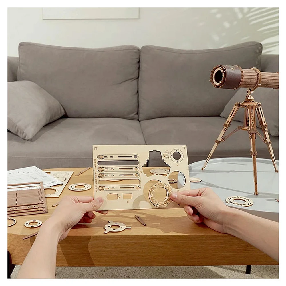 Monocular Telescope 3D Wooden Puzzle