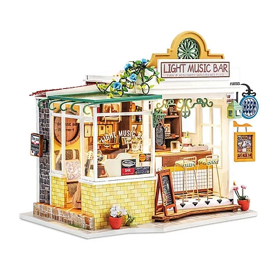 Light Music Bar DIY Miniature House – 149 Pieces