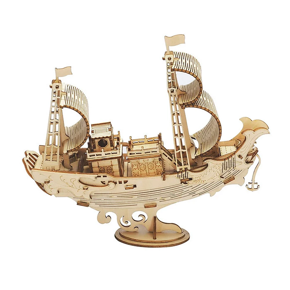 Japanese Diplomatic Ship 3D Wooden Puzzle