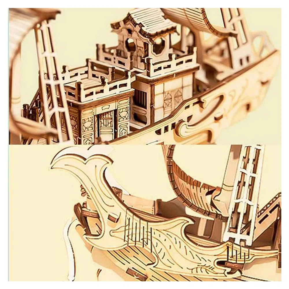 Japanese Diplomatic Ship 3D Wooden Puzzle