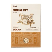 Drum Kit 3D Wooden Puzzle