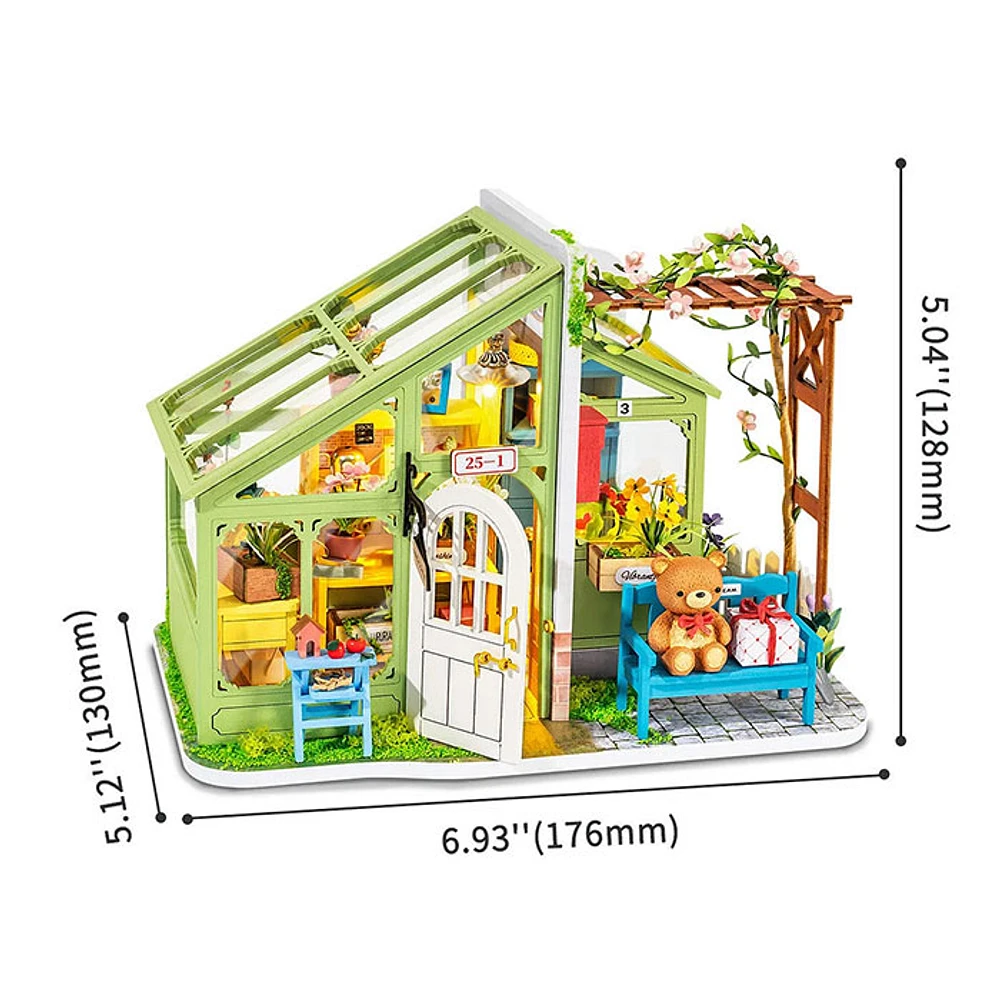 Spring Encounter Flowers DIY Miniature House – 124 Pieces