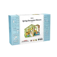 Spring Encounter Flowers DIY Miniature House – 124 Pieces