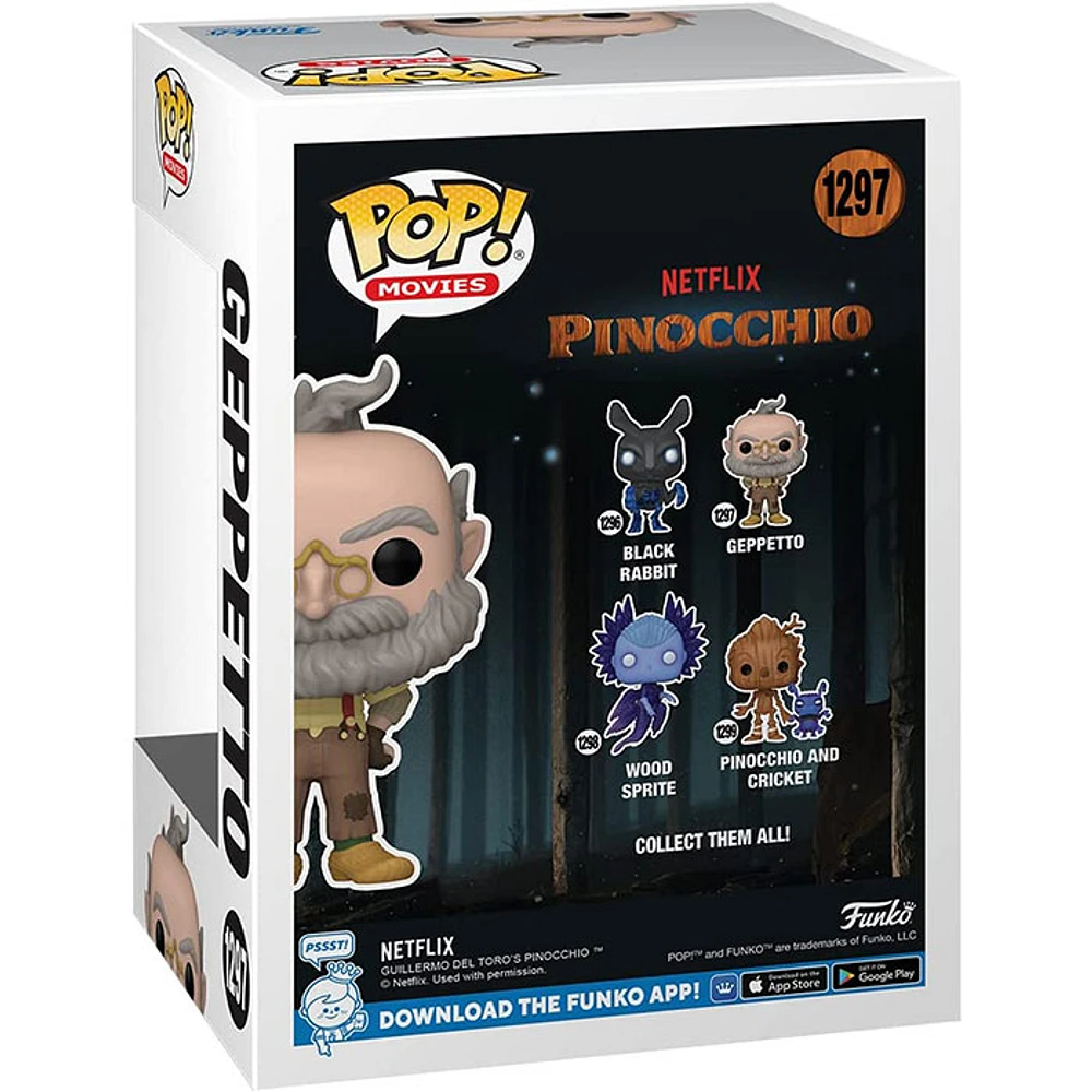 Funko Pop! Movies Netflix Pinocchio Geppetto