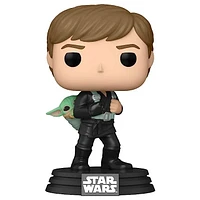 Funko Pop! Star Wars The Book of Boba Fett Luke Skywalker and Grogu Training