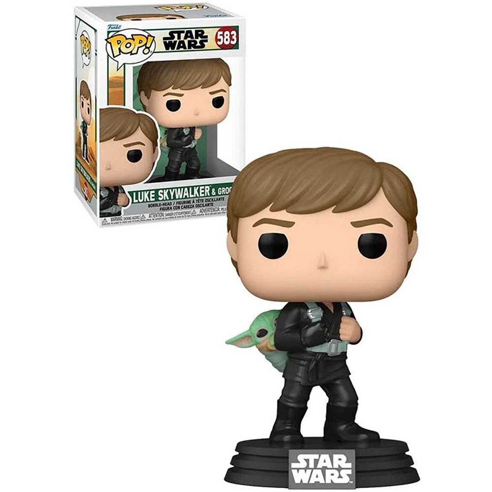 Funko Pop! Star Wars The Book of Boba Fett Luke Skywalker and Grogu Training