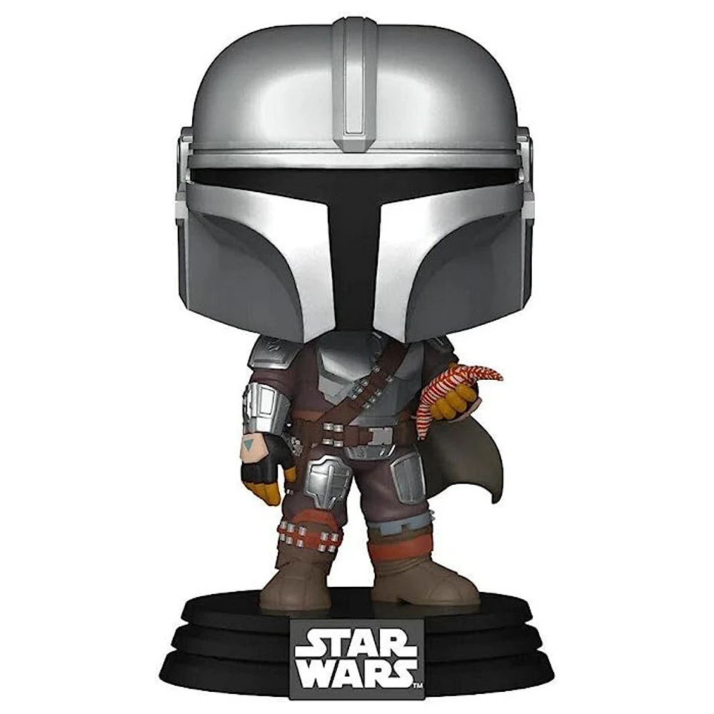 Funko Pop! Star Wars The Book of Boba Fett The Mandalorian with Pouch