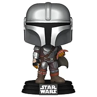 Funko Pop! Star Wars The Book of Boba Fett The Mandalorian with Pouch