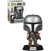 Funko Pop! Star Wars The Book of Boba Fett The Mandalorian with Pouch