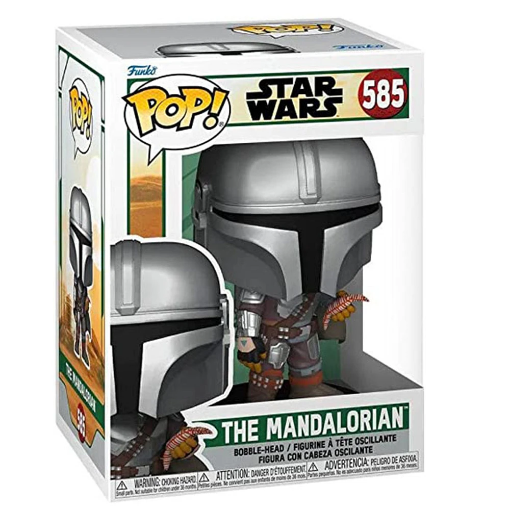 Funko Pop! Star Wars The Book of Boba Fett The Mandalorian with Pouch