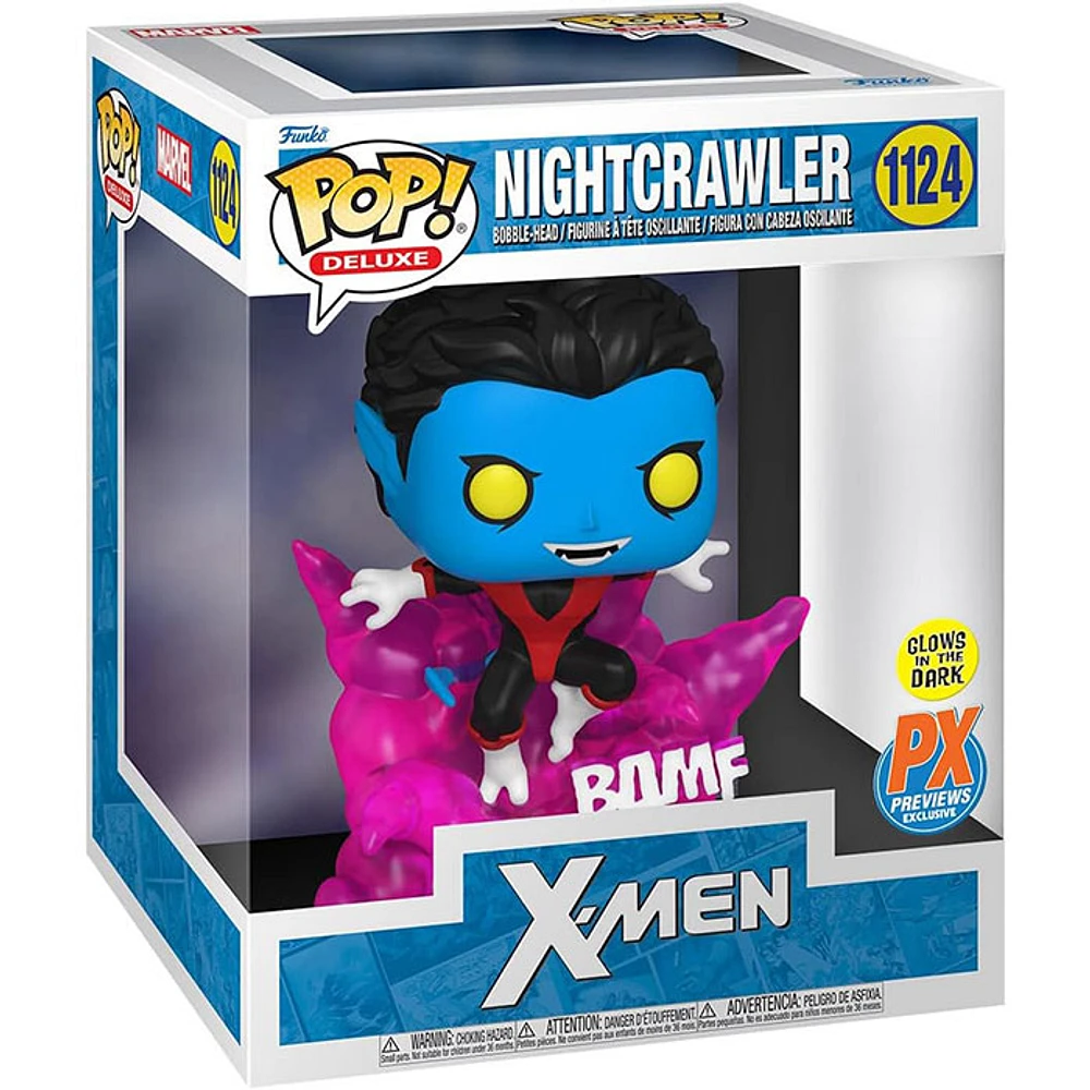 Funko Pop! X-Men Teleporting Nightcrawler Glow-in-the-Dark Deluxe