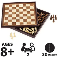 Legacy Deluxe Chess & Checkers Set