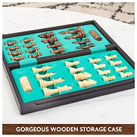 Legacy Deluxe Chess & Checkers Set