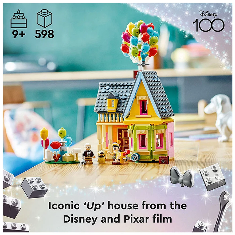 LEGO Disney and Pixar Up House Disney 100 Celebration Building Toy Set – 598 PCS